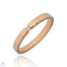 Újvilág Kollekció Rosé arany gyűrű 54-es méret - B36709 gyűrű