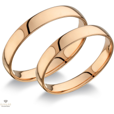 Újvilág Kollekció Rosé arany női karikagyűrű 54-es méret - C35V/N/54-D gyűrű