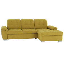  Ülőgarnitúra, mustár anyag, jobbos, EVANGELIN bútor