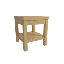  Ülőke Naturel Country fa dekoráció 40x40 cm barna COUNTRYST40NA fürdőszoba bútor