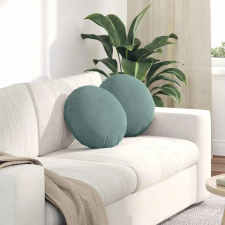  Ülőpárnák 2 pcs Tengeri Zöld Ø 40 x 13 cm Bársony lakástextília