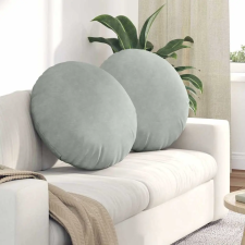  Ülőpárnák 2 pcs Világosszürke Ø 40 x 13 cm Bársony lakástextília