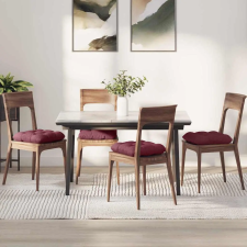  Ülőpárnák 4 pcs Bordó 40 x 40 x 12 cm szövet lakástextília