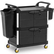 ulsonix Takarító kocsi - zárható - 150 kg - 3 polc - 3 polc takarító és háztartási eszköz