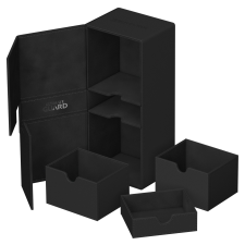 Ultimate Guard - kártya doboz - Twin Flip`n`Tray 266+ Xenoskin Black kártyajáték