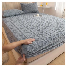Ultra puha lepedő/matracvédő 180 x 200 cm kék HM251626K lakástextília