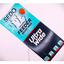  Ultra Wide Feeder - Előkötött Feeder előke 10-es 0.10mm fonott damil - 7mm tüske horog