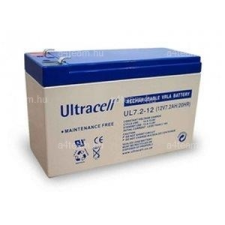 Ultracell AU-12070 12V7Ah akkumulátor biztonságtechnikai eszköz