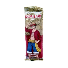  Ultrapop Gumisan Strawberry Flavour Luffy epres gumicukor 75g csokoládé és édesség