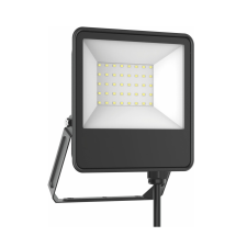 Ultratech LED reflektor 50W 4000K 4800lm fekete 110° IP65 25000óra kültéri világítás
