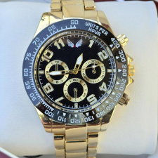  ULYSSES díszdobozos karóra feket-arany CB188 karóra