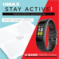 UMAX Stay Active! US10C intelligens mérleg + U-Band 116HR Color aktivitásmérő (UB604) (UB604) mérleg