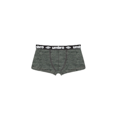 Umbro Férfi alsónadrág - pamut boxeralsó - M - sötétszürke fekete derékgumival - Umbro