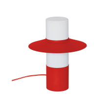 UMMO Lighting Caponio  piros-fehér asztali lámpa (UMM-CPS11212P1) E27 1 izzós IP20 világítás