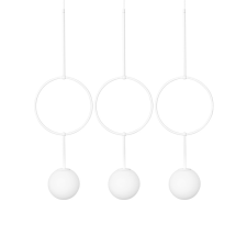 UMMO Lighting Isuulla  fehér függesztett lámpa (UMM-ISC311P0) G9 3 izzós IP20 világítás