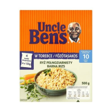 Uncle Bens Főzőtasakos rizs UNCLE BEN`S barna 4x125g alapvető élelmiszer