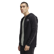 Under Armour Icon Fleece Fz Taping pulóver 1390298001 férfi fekete XL férfi pulóver, kardigán