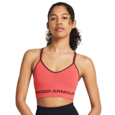 Under Armour - Low Long varrásmentes sportmelltartó Pink női edzőruha