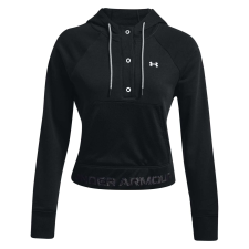 Under Armour Rival Fleece Mesh kapucnis pulóver 1365844001 női Fekete L női pulóver, kardigán