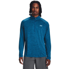 Under Armour Tech 2.0 1/2 Zip póló Blue M férfi póló