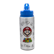 Undercover Gmbh Scooli rozsdamentes acél kulacs (710ml), Super Mario (SUMA9915) kulacs, kulacstartó