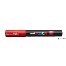 UNI Dekormarker, 0,7-1,0 mm, UNI &quot;Posca&quot;, piros filctoll, marker