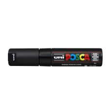 UNI Dekormarker 8mm, Uni Posca PC-8K fekete filctoll, marker
