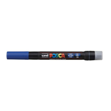 UNI Ecsetirón, UNI "Posca PCF-350", kék filctoll, marker
