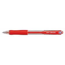 UNI Golyóstoll, 0,3 mm, nyomógombos, UNI &quot;SN-100 Laknock&quot;, piros toll