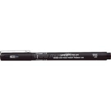 UNI PIN vágott hegyű 1 mm fekete rajzmarker (2UPINCS1F) filctoll, marker