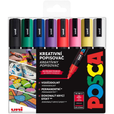  UNI Posca 5M 8 pcs basic (5012788003727) filctoll, marker