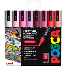 UNI Posca 5M 8 pcs warm tones (8594157938221) filctoll, marker