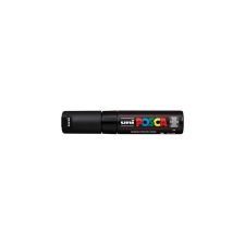 UNI POSCA Marker Pen PC-8K Broad Chisel - Black filctoll, marker