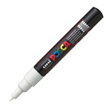 UNIBALL Dekormarker Uni Posca PC-1M 0.7-1 mm, kúpos, fehér filctoll, marker