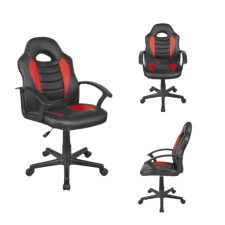 Unic Spot 92 Euro Műbőr Gamer szék - fekete/piros forgószék
