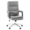 Unic Spot Irodai szövet kárpitozású forgószék, nagy méretű, világos szürke, US 134