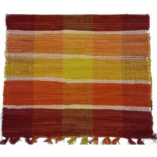 Unic Spot Rongyszőnyeg Ceylon 55 X 90 cm terracotta kockás lakástextília