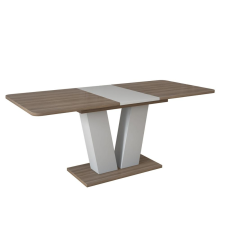 Unic Spot Vegas 2 bővíthető étkezőasztal, trüffel tölgy/szürke bútor