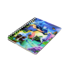 Unicorn Bliss 3D spirális állatsimogató füzet