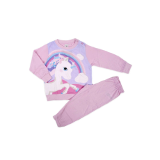  Unicorn hosszú ujjú gyermek pizsama UNI0422, rózsaszín, 92 CM