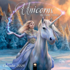 Unicorns by Anne Stokes Wall Calendar 2026 (Art Calendar) naptár, kalendárium