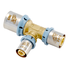  UNIDELTA 4013 press szűkített T-idom, 20x2-16x2-20x2mm hűtés, fűtés szerelvény