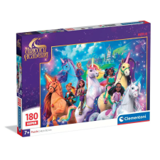 Unikornis Akadémia Rainbow Valley 180 db-os puzzle Clementoni puzzle, kirakós