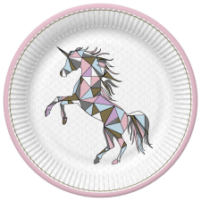 UNIKORNIS Graphic Wild papírtányér 8 db-os 18 cm party kellék