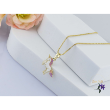  Unikornis gyermek-35 antiallergén nyaklánc-14K nyaklánc