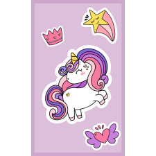  Unikornis kéztörlő (love) lakástextília