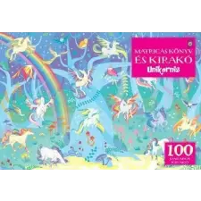  Unikornis - Matricás könyv és kirakó /100 darabos kirakóval gyermek- és ifjúsági könyv