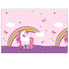 UNIKORNIS Rainbow Colors műanyag asztalterítő 120x180 cm lakástextília
