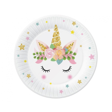 UNIKORNIS Star papírtányér 6 db-os 18 cm party kellék