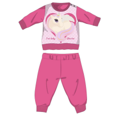  Unikornis téli pamut baba pizsama - interlock pizsama - pink - 92